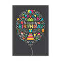 Perfect Birthday Birthday Card - Silver Lined White Fastick  Envelope